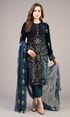 Bareeze - 3PC Lawn Heavy Embroidered Shirt With Heavy Embroidered Bamber Chiffon Dupatta