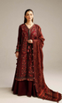 Hussain Rehar - 3PC Embroided Dhanak Fabric
