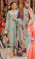 Mushq - 3PC Lawn Chickenkari Embroidered Suit