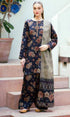 Baroque - 3PC Digital Printed Lawn Fabric
