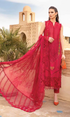 Maria.B - 3PC Heavy Embroidered Chickan Kari Lawn Fabric