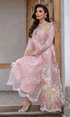 Crimson - 3PC Heavy Embroidered Chickan Kari Lawn Fabric