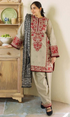 Zara Shah Jahan - 3PC Full Embroidered Danak Fabric