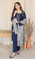 Asiling - 3PC Shirt Embroidered Danak Fabric