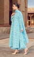 Bareeze - 3PC Danak Fabric Heavy Embroidered Shirt With Heavy Embroidered Bamber Chiffon Dupatta