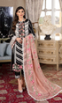 Crimson - 3PC Cotton Fabric Full Heavy Embroidered Shirt and Embroidered Dupatta