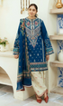 Zara Shahjhan by Coco - 3PC Full Embroidered Danak Fabric