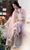 Bin Ilyas - 3PC Embroidered Lawn Shirt with Embroidered Organza Dupatta