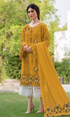 Maria B. - 3PC Lawn Chicken Kari Heavy Embroidered Shirt With Chiffon Embroidered Dupatta