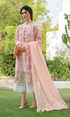 Maria B. - 3PC Lawn Chicken Kari Heavy Embroidered Shirt With Bamber Chiffon Embroidered Dupatta