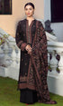 Bareeze - 3PC Dhanak Heavy Embroidered Shirt With Dhanak Embroidered Dupatta