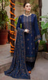 Bareeze - 3PC Embroidered Shirt With Heavy Embroidered Dannak Fabric