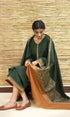 Zarpash - 3PC Dhanak Fabric Shirt with Wool Shawl