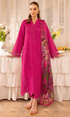 Farasha - 3PC (Unstitched) Full Heavy Embroidered Lawn Fabric