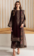Jazmine - 3PC (Unstitched) 9000 Micro Velvet Embroidered