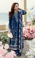 Qalamkar - 3PC (Unstitched) Embroidered Sequence Chickenkari Lawn Fabric