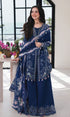 Qalamqar - 3PC (Unstitched) Full Heavy Embroidered Lawn Fabric