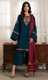Jazmine - 3PC (Unstitched) Embroidered Dhanak Fabric