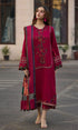 Charizma - 3PC (Unstitched) Embroidered Dhanak Fabric