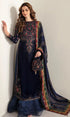 Jazmin - 3PC (Unstitched) 9000 Micro Velvet Embroidered